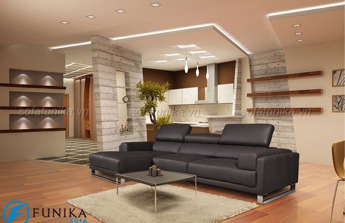 Mẫu sofa da tân cổ điển - Mẫu sofa da cổ điển cao cấp cho phòng khách nổi bật
