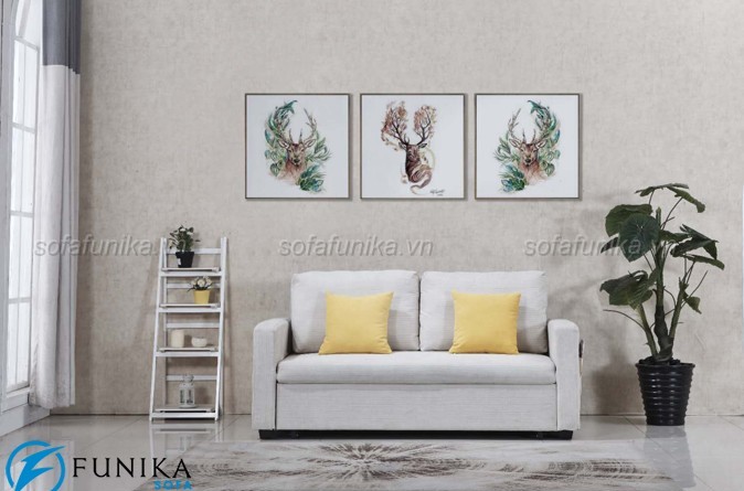 Sử dụng sofa giường cao cấp cho phòng khách hiện đại