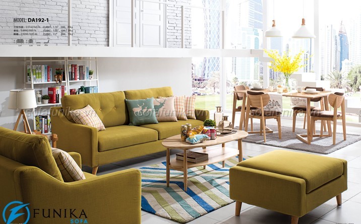 Sofa giường gỗ thông minh hiện đại gọn gàng cho phòng khách hiện đại