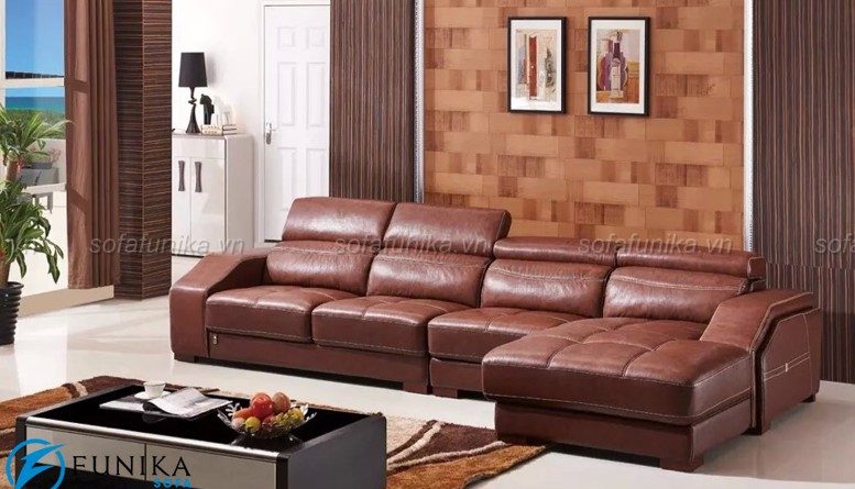Sofa da cao cấp thể hiện đẳng cấp của gia đình từ Sofafunika.vn