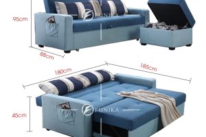 Sofa giường dạng thẳng kéo 942 có nhiều màu lựa chọn