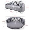Kích thước sofa giường tròn BK-6021