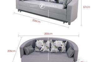 Kích thước sofa giường tròn BK-6021