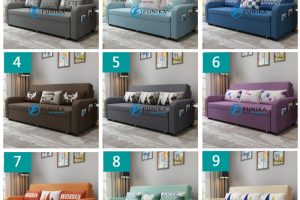 Màu sắc sofa giường có hộc đồ F899