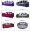 Màu vải sofa giường tròn BK-6021