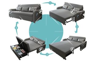 Sofa giường có hộc đồ F899