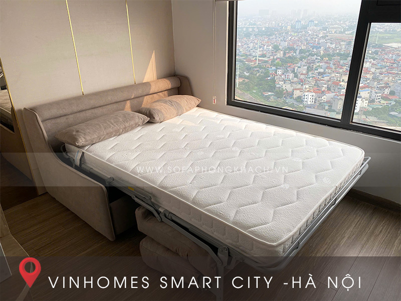 Sofa giường cao cấp 307 tại smart city Hà Nội.